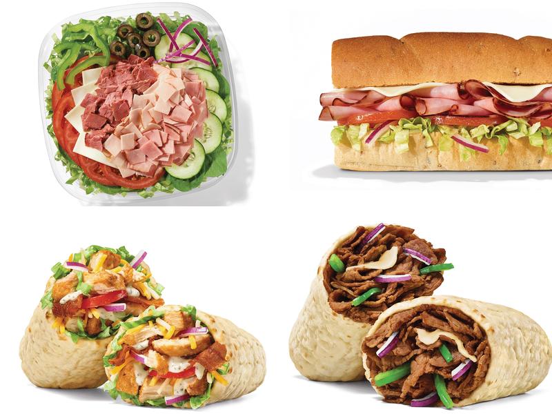 Subway Menu