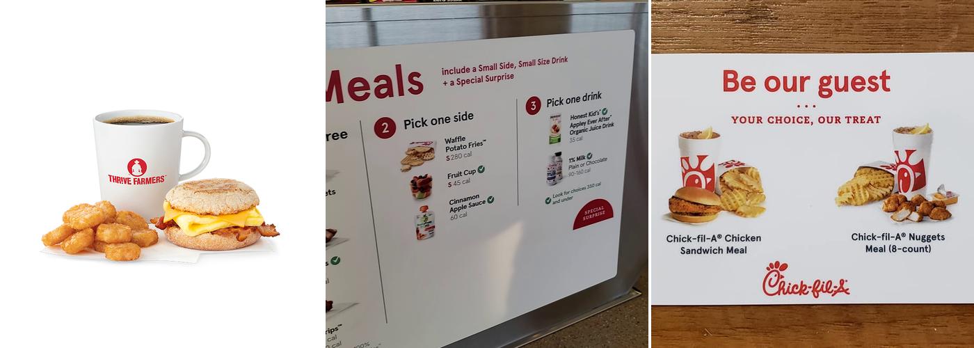 Chick-fil-A Menu