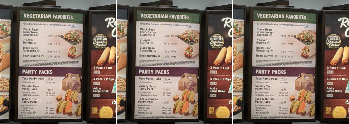 Taco Bell Menu