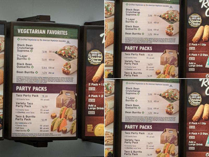 Taco Bell Menu
