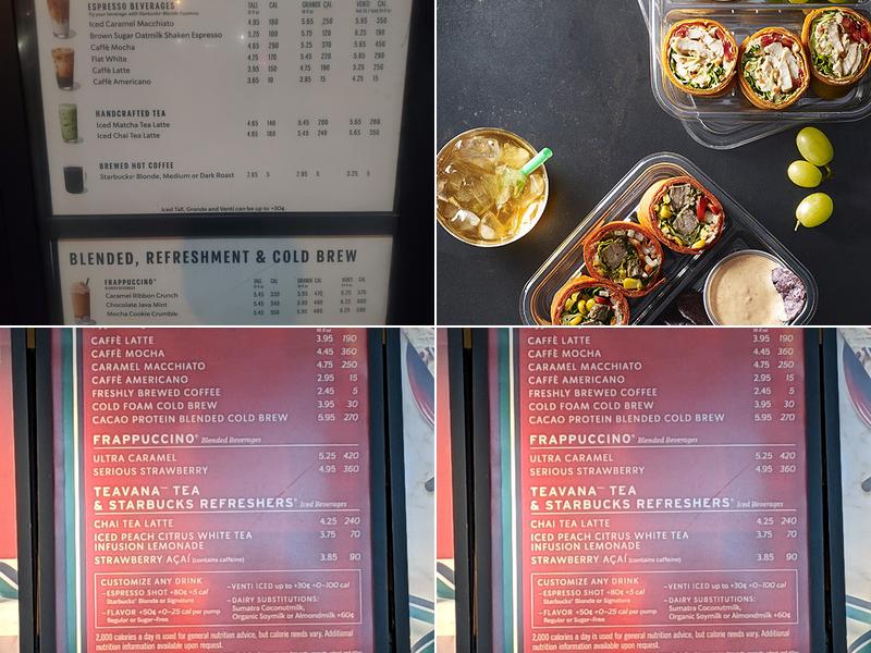 Starbucks Menu