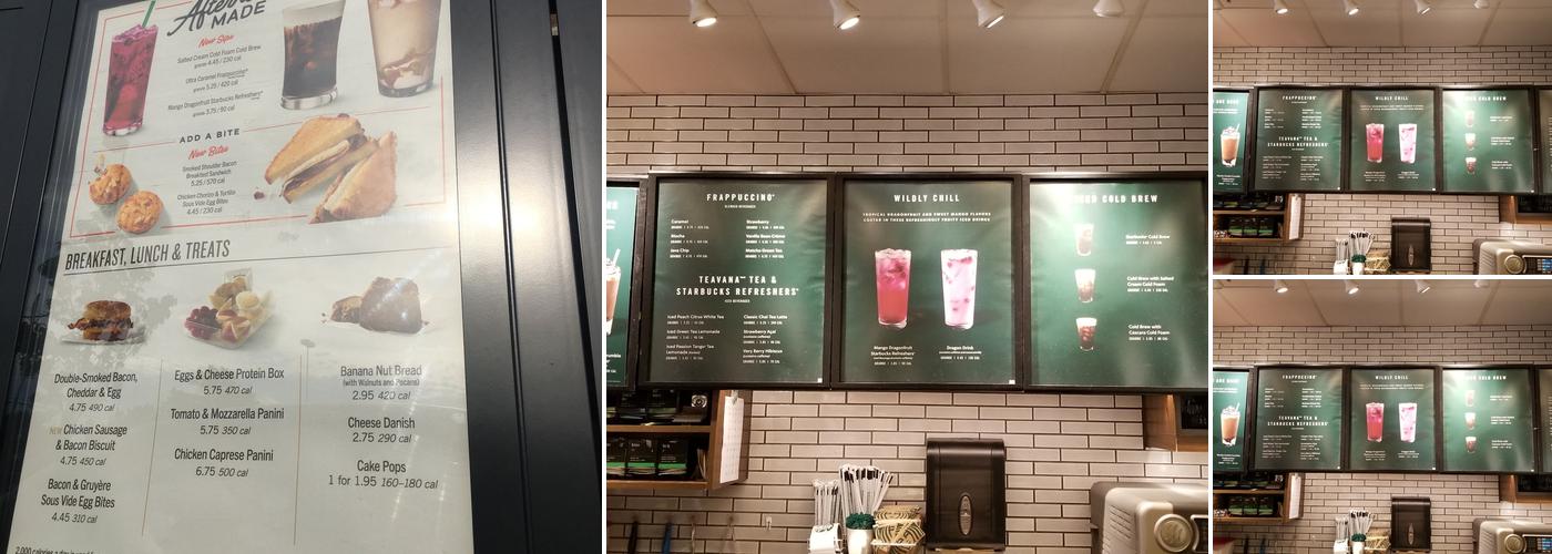 Starbucks Menu