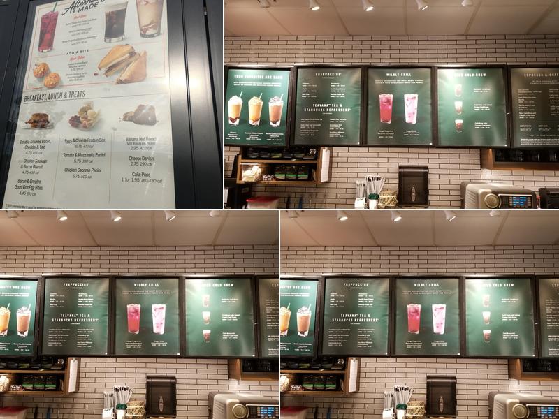 Starbucks Menu