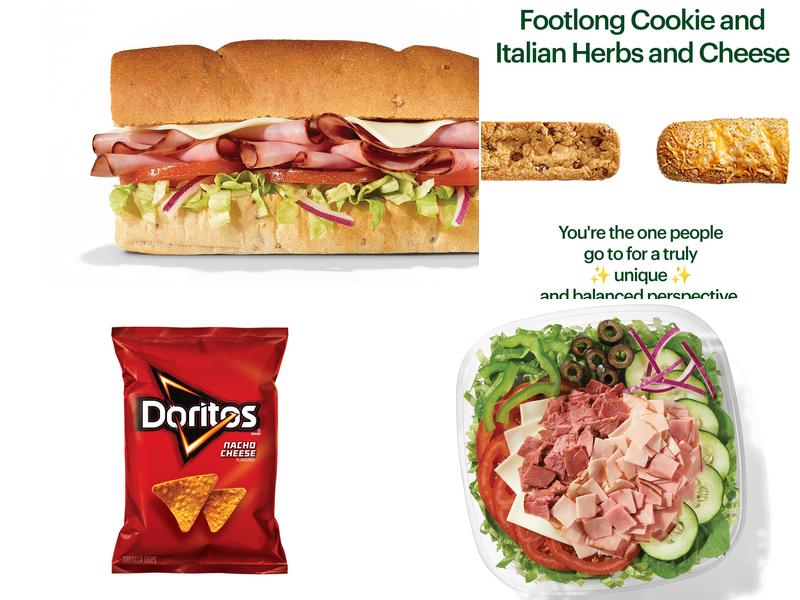 Subway Menu