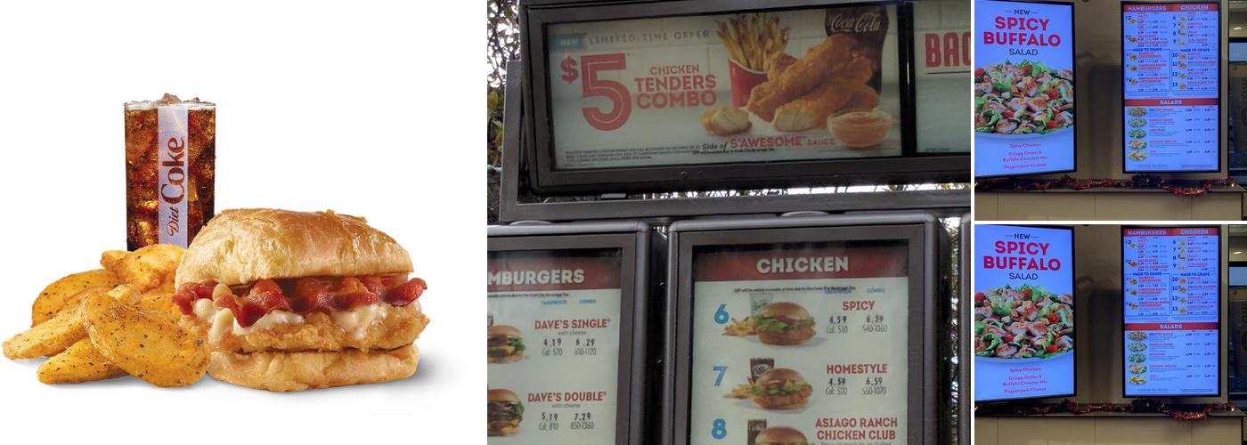 Wendy's Menu