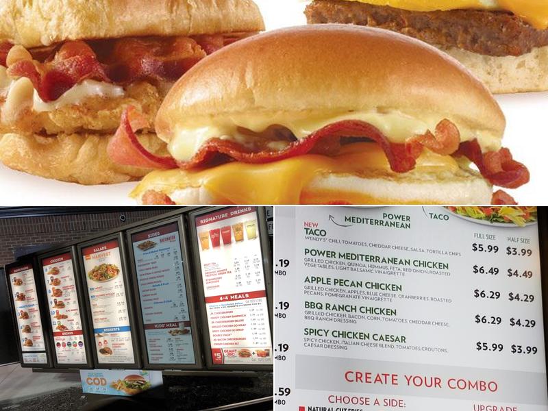 Wendy's Menu
