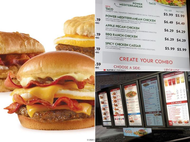 Wendy's Menu