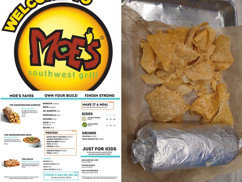 Moe's Southwest Grill Menu