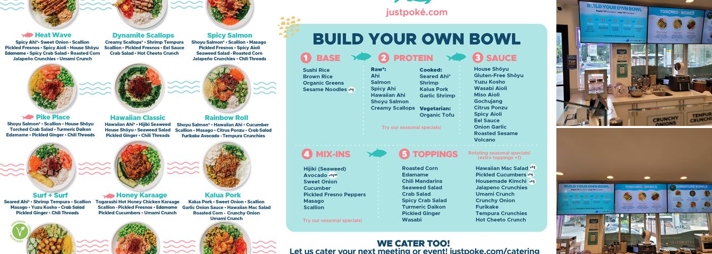 Just Poke Olive Way Menu