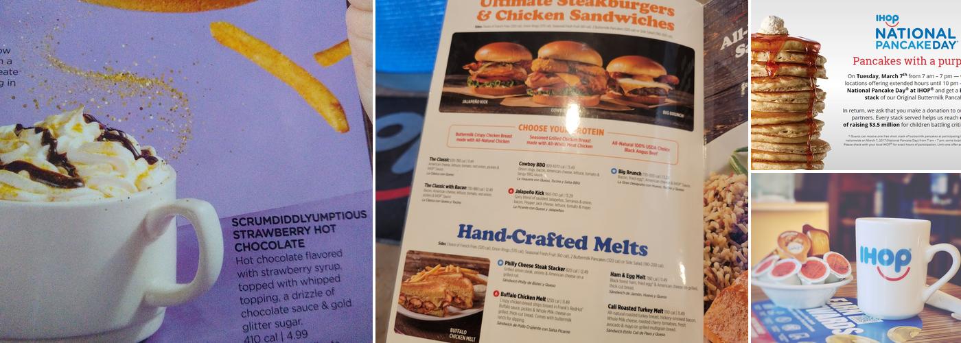 IHOP Menu