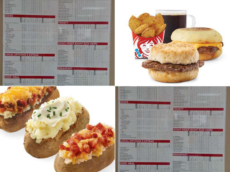 Wendy's Menu