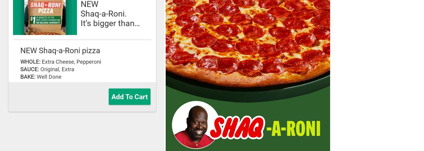 Papa Johns Pizza Menu