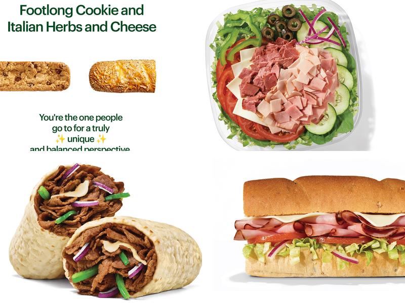 Subway Menu