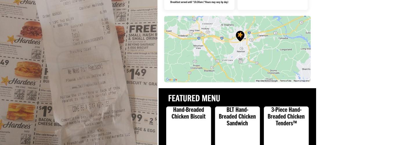 Hardee’s Menu
