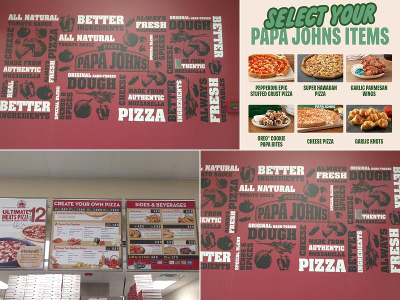 Papa Johns Pizza Menu