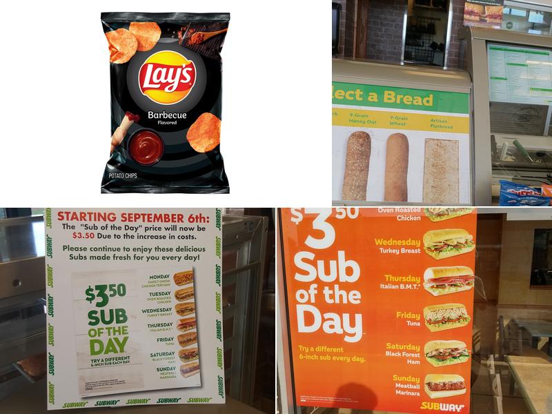 Subway Menu