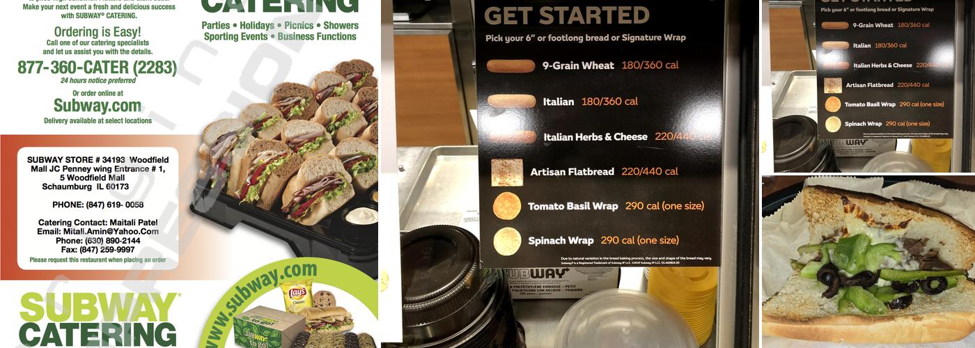 Subway Menu