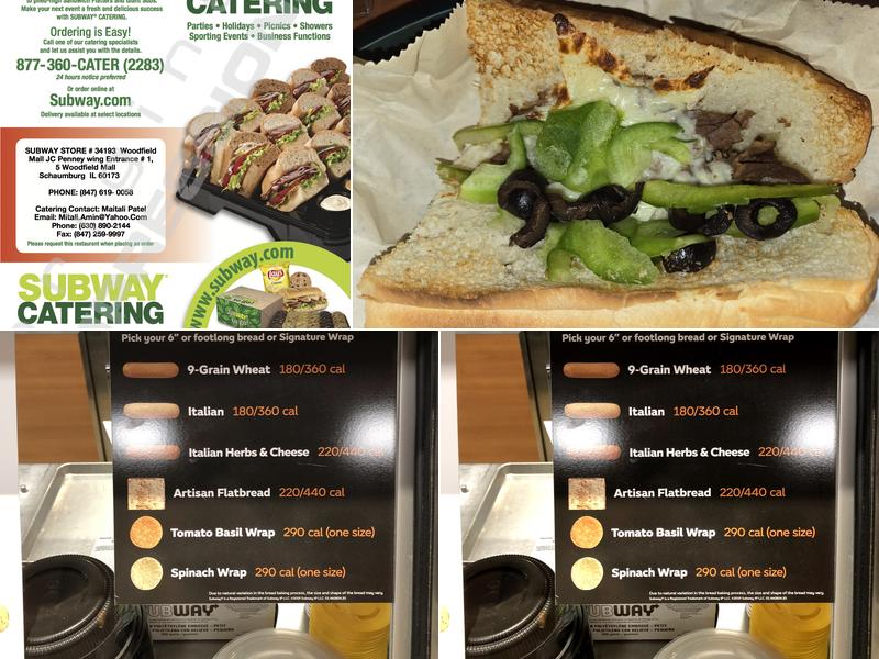 Subway Menu