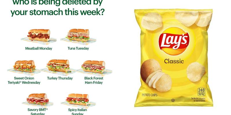 Subway Menu