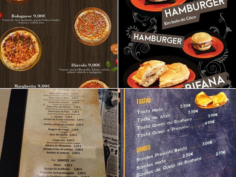 Cravo Café Menu
