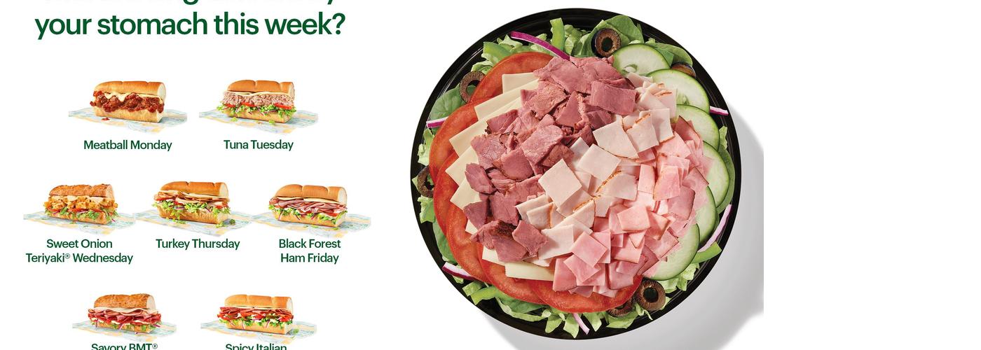 Subway Menu