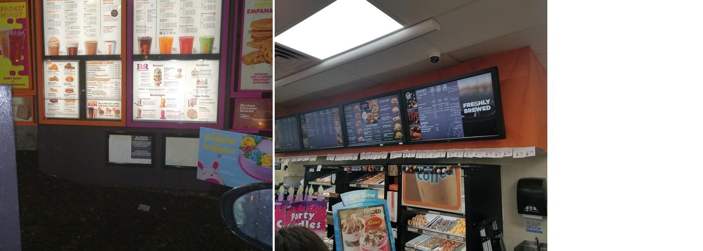 Dunkin' Menu
