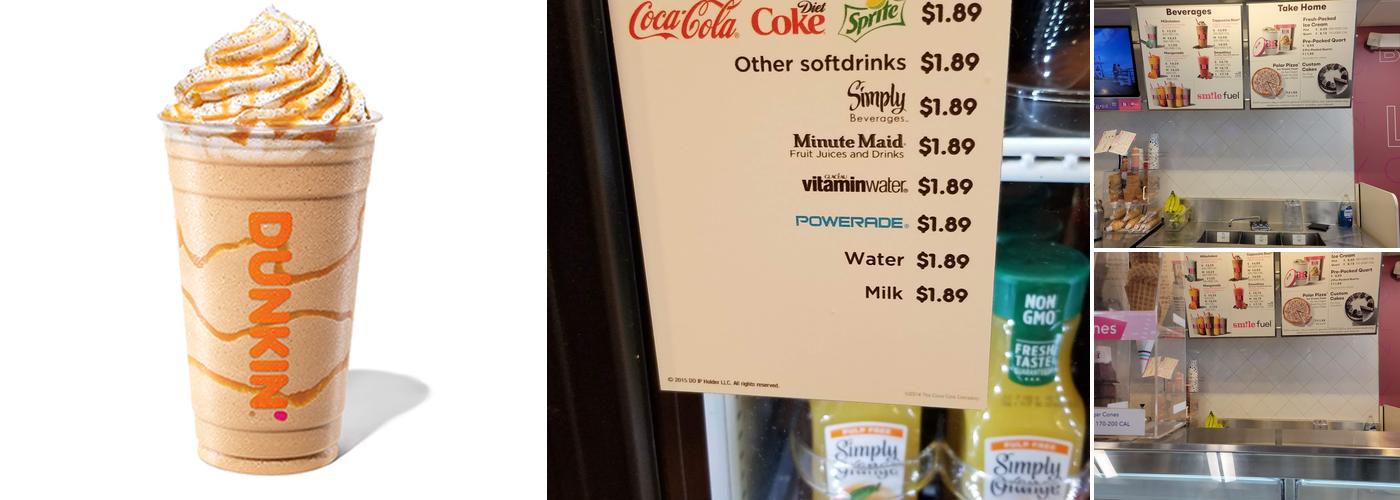 Dunkin' Menu