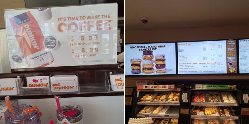 Dunkin' Menu