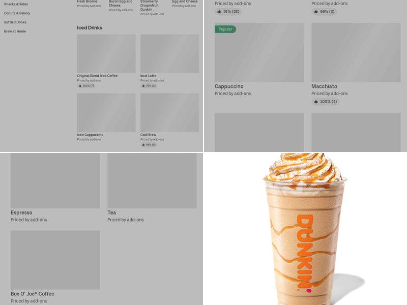 Dunkin' Menu