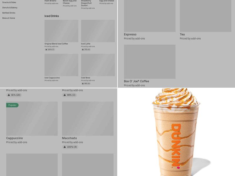 Dunkin' Menu