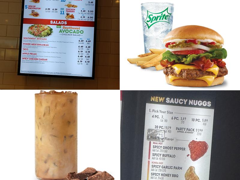 Wendy's Menu