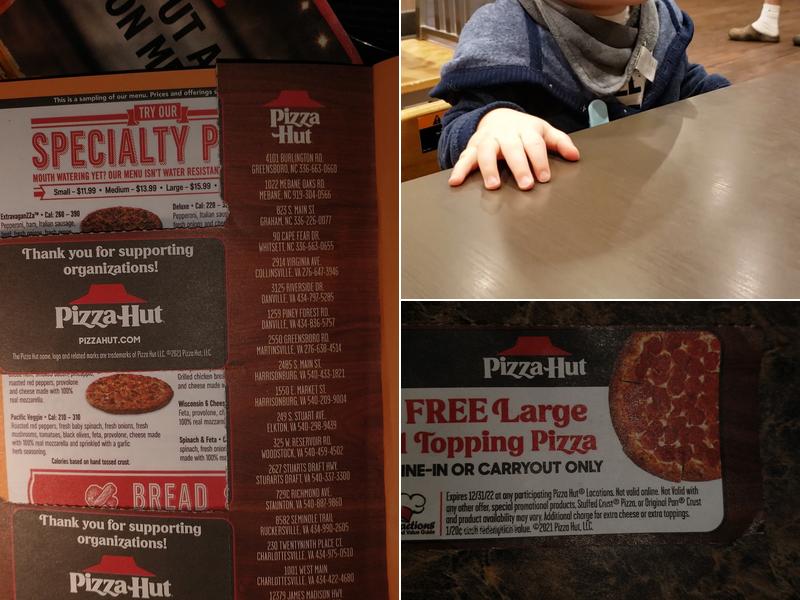 Pizza Hut Menu