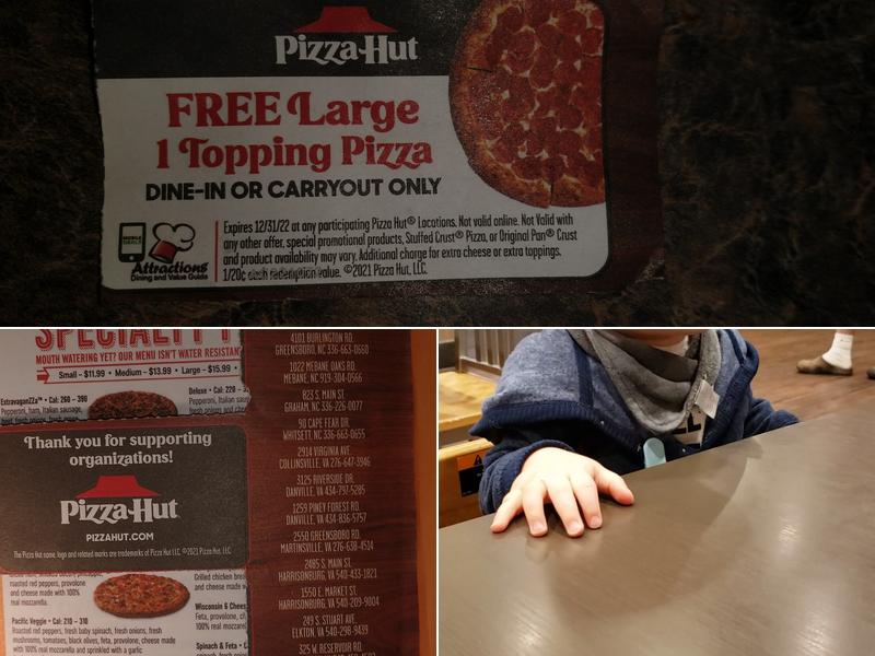 Pizza Hut Menu