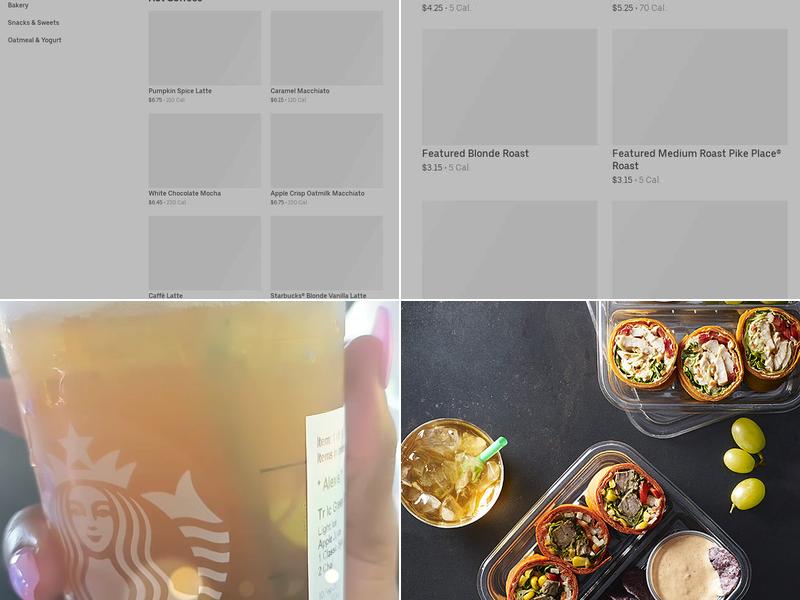 Starbucks Menu