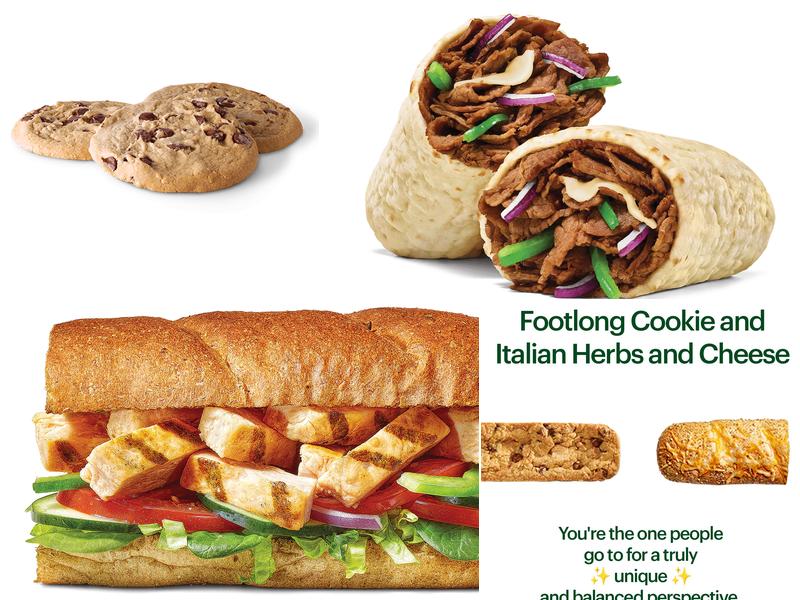 Subway Menu