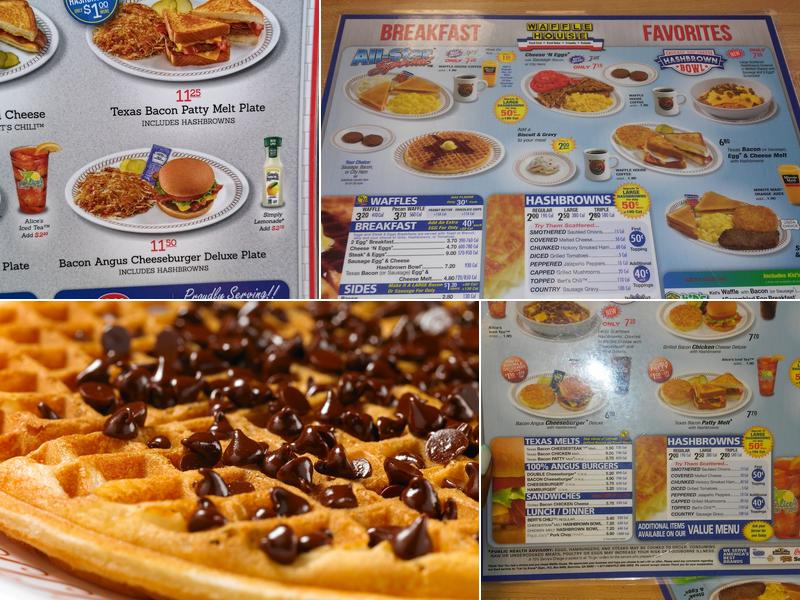 Waffle House Menu