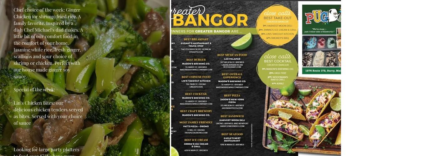 Lin's Takeout Kitchen Menu