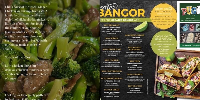 Lin's Takeout Kitchen Menu