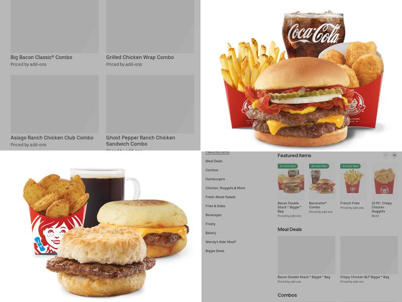 Wendy's Menu