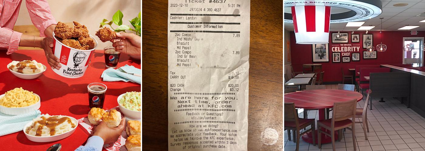 KFC Menu