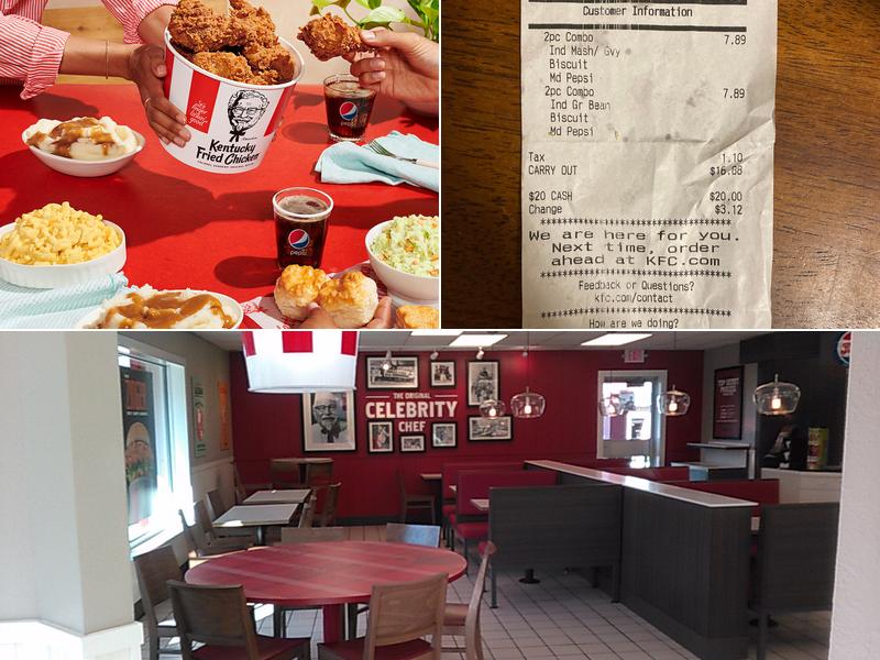KFC Menu
