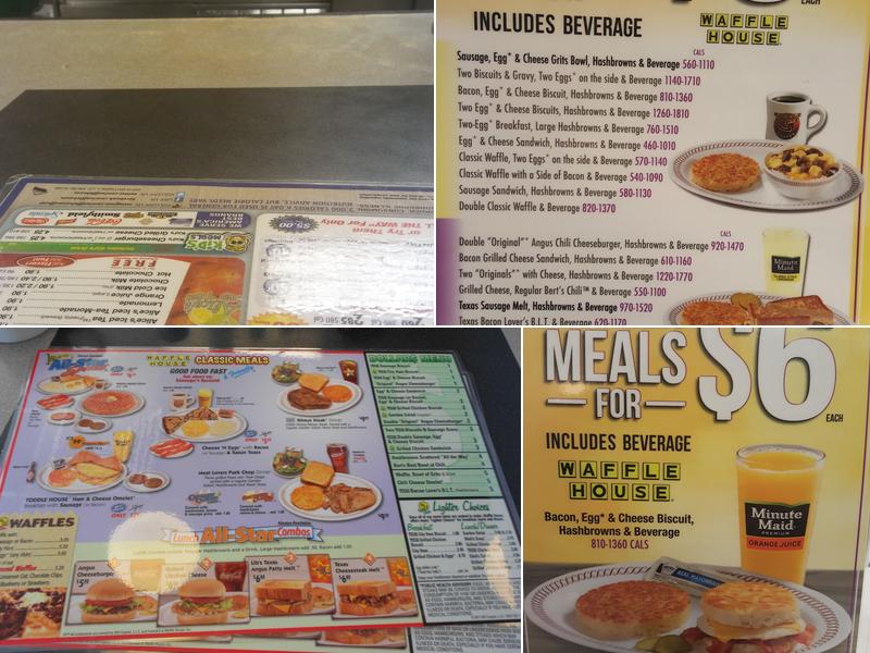 Waffle House Menu