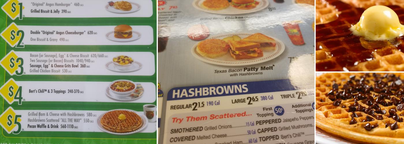 Waffle House Menu