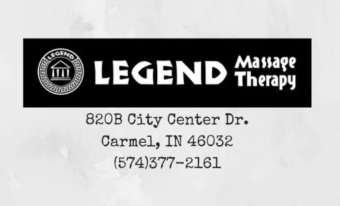 Legend Massage Therapy 820 D, City Center Dr, Carmel Indiana 46032