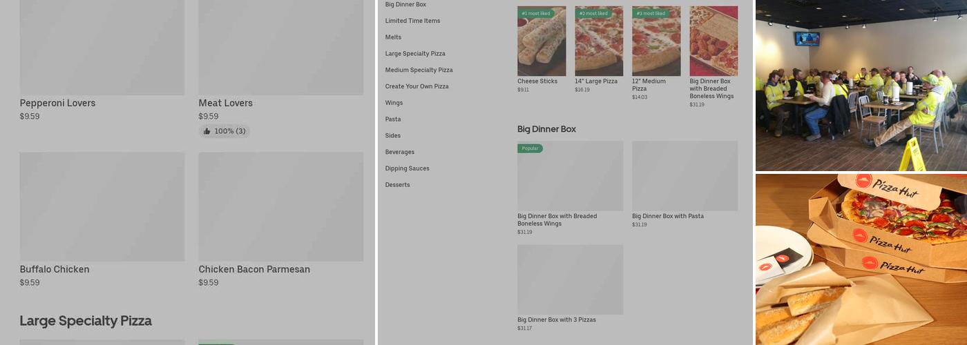 Pizza Hut Menu