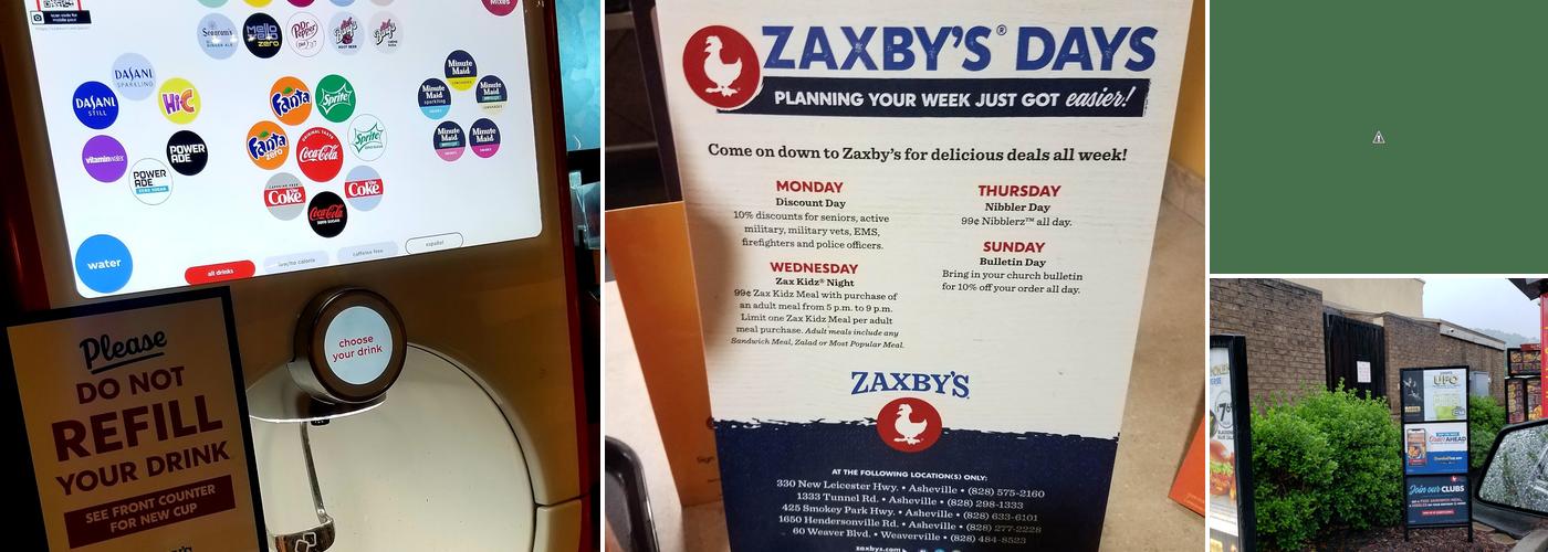 Zaxby's Chicken Fingers & Buffalo Wings Menu
