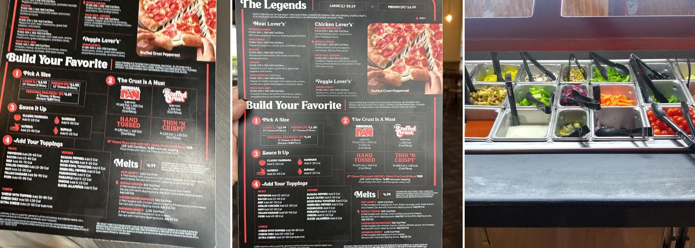 Pizza Hut Menu