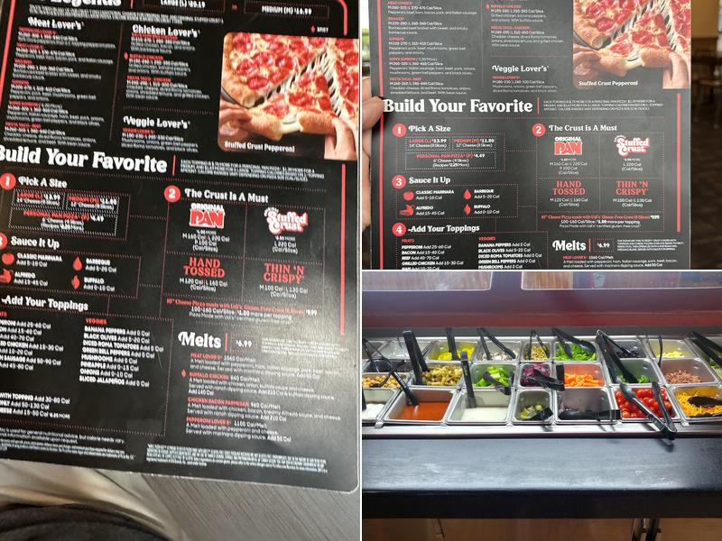 Pizza Hut Menu