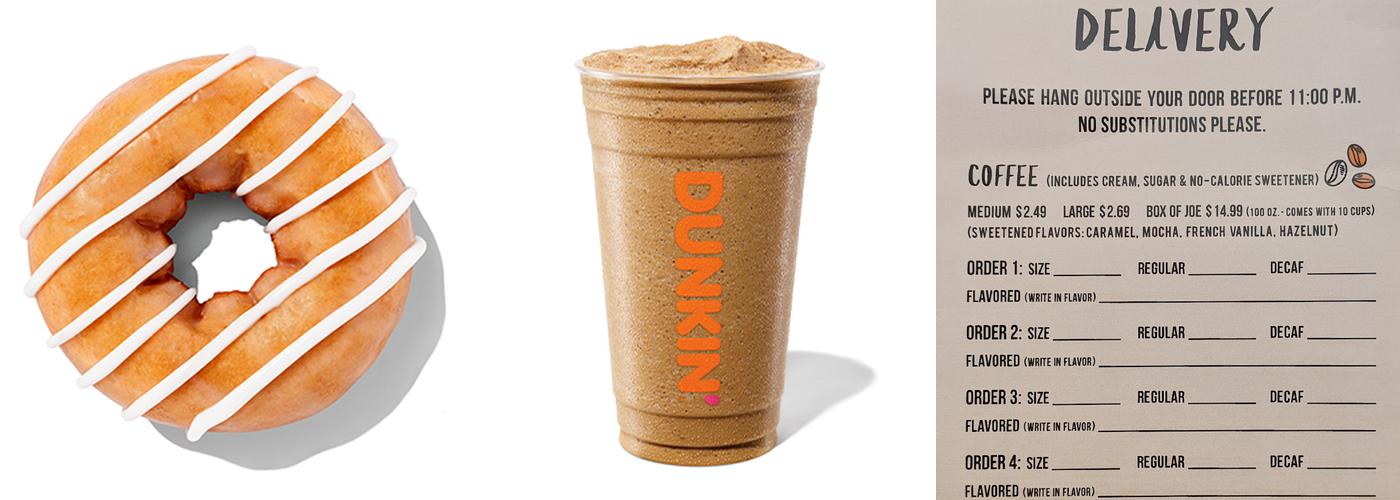 Dunkin' Menu