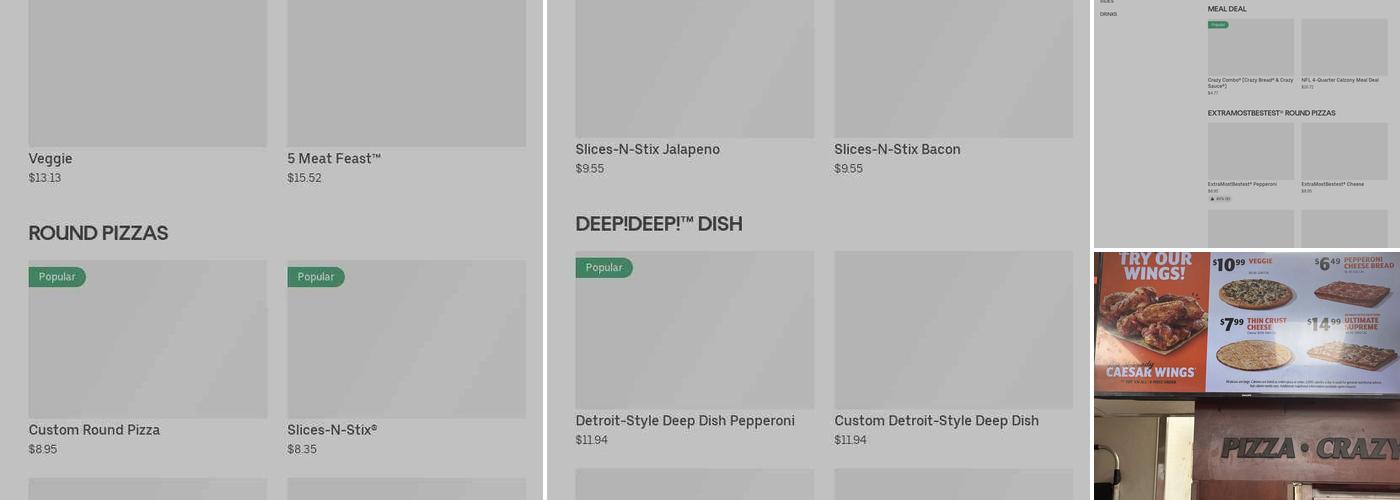 Little Caesars Pizza Menu